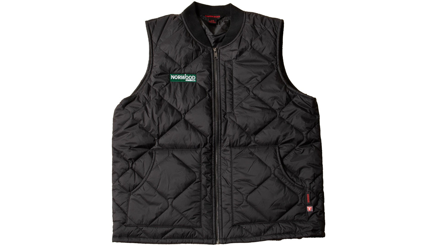 Norwood Quilted Vest by Tough Duck, Black