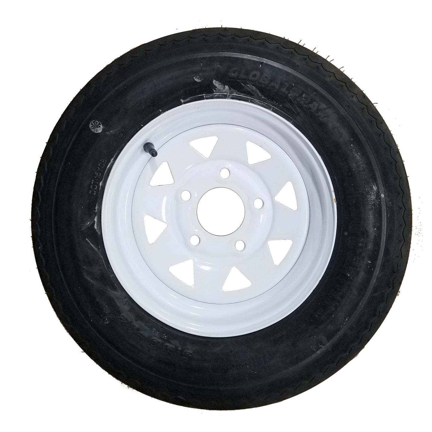 Wheel with Tire for Norwood Portable Sawmill Mobility - 12'' (530X12C 12X4 5 ON 4.5) Set of 2