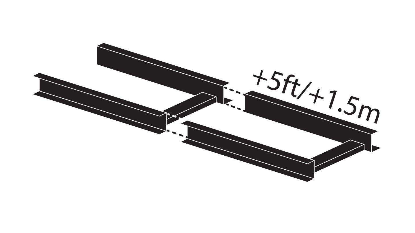 Track System Extension (5ft/152cm) (for PortaMill)
