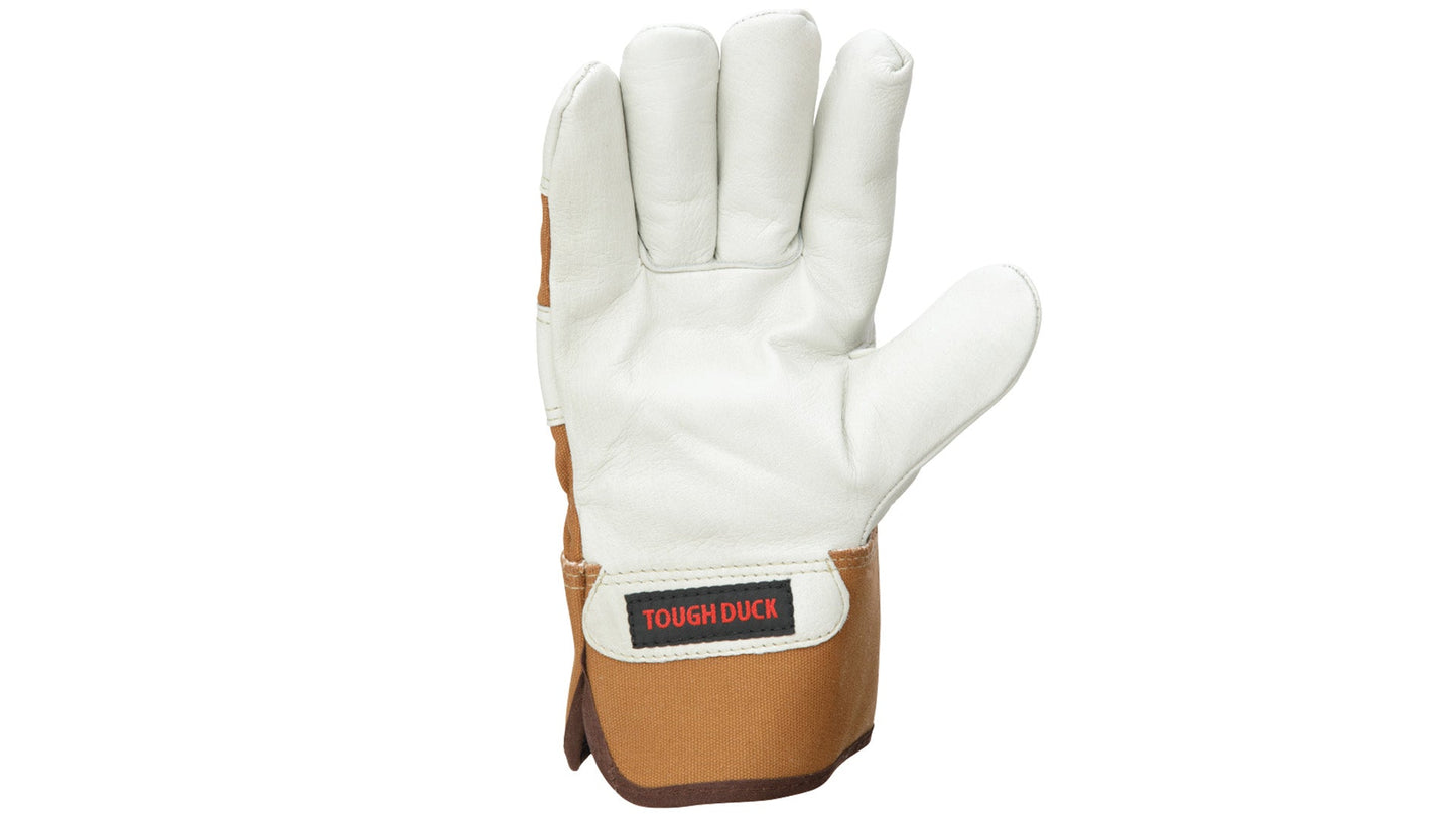 Norwood Premium Cowgrain Thinsulate WPB Fitter Glove by Tough Duck, Brown