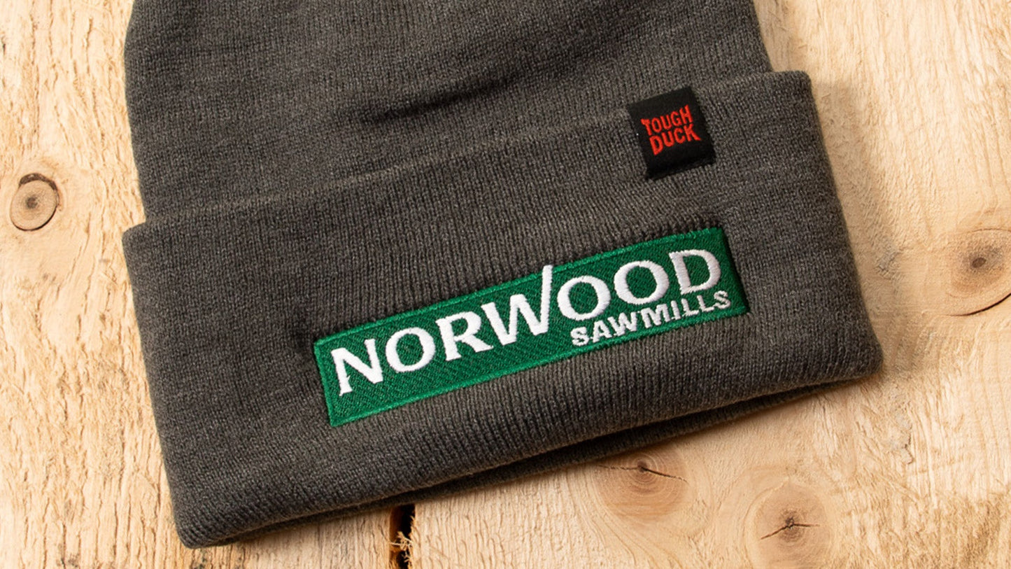 Norwood Beanie Watch Cap by Tough Duck, Charcoal - 1 size