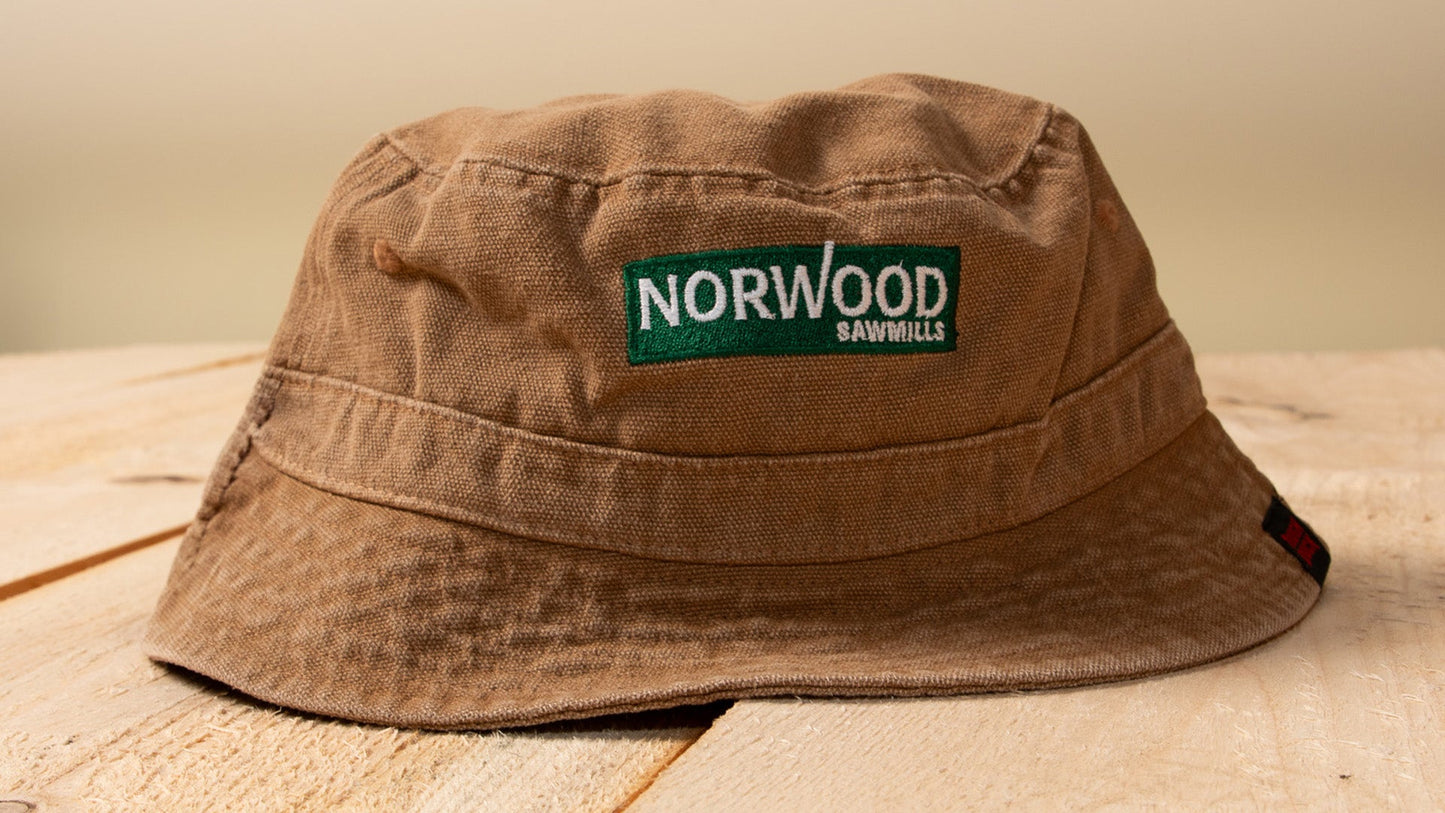 Norwood Bucket Hat by Tough Duck, Brown