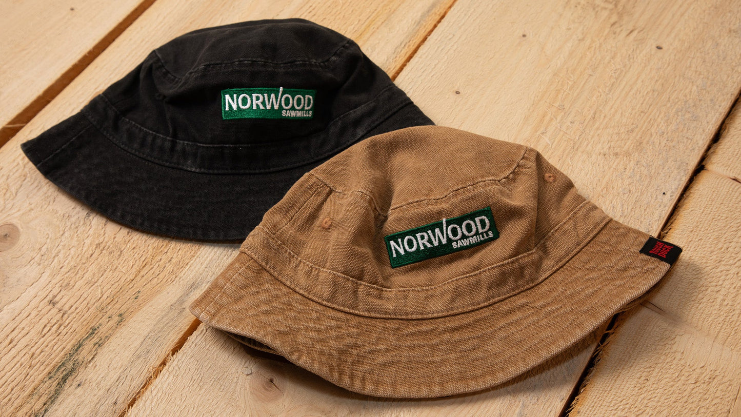 Norwood Bucket Hat by Tough Duck, Brown