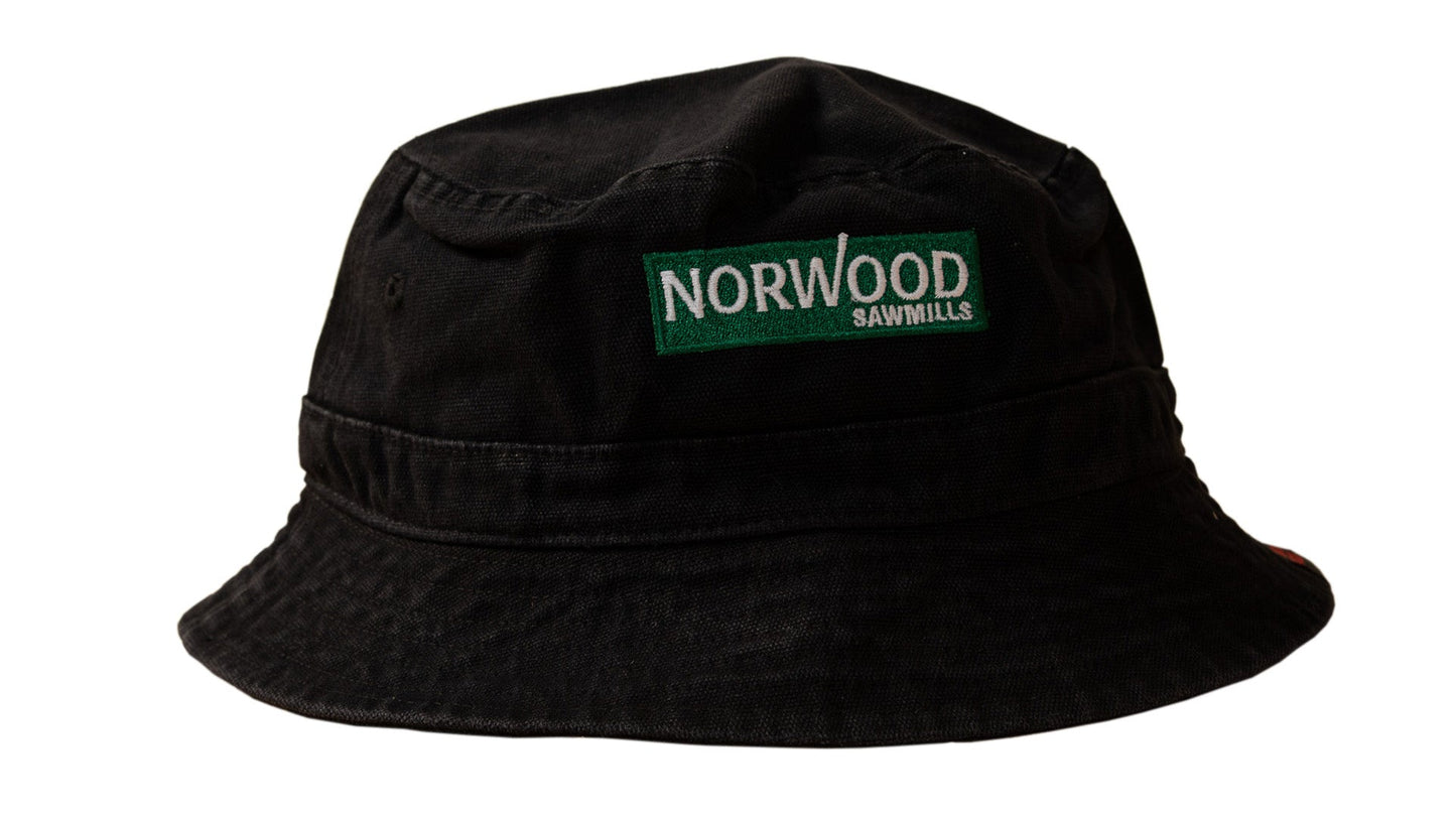 Norwood Bucket Hat by Tough Duck, Black