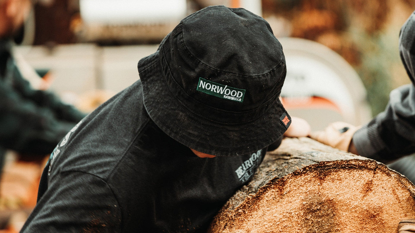 Norwood Bucket Hat by Tough Duck, Black