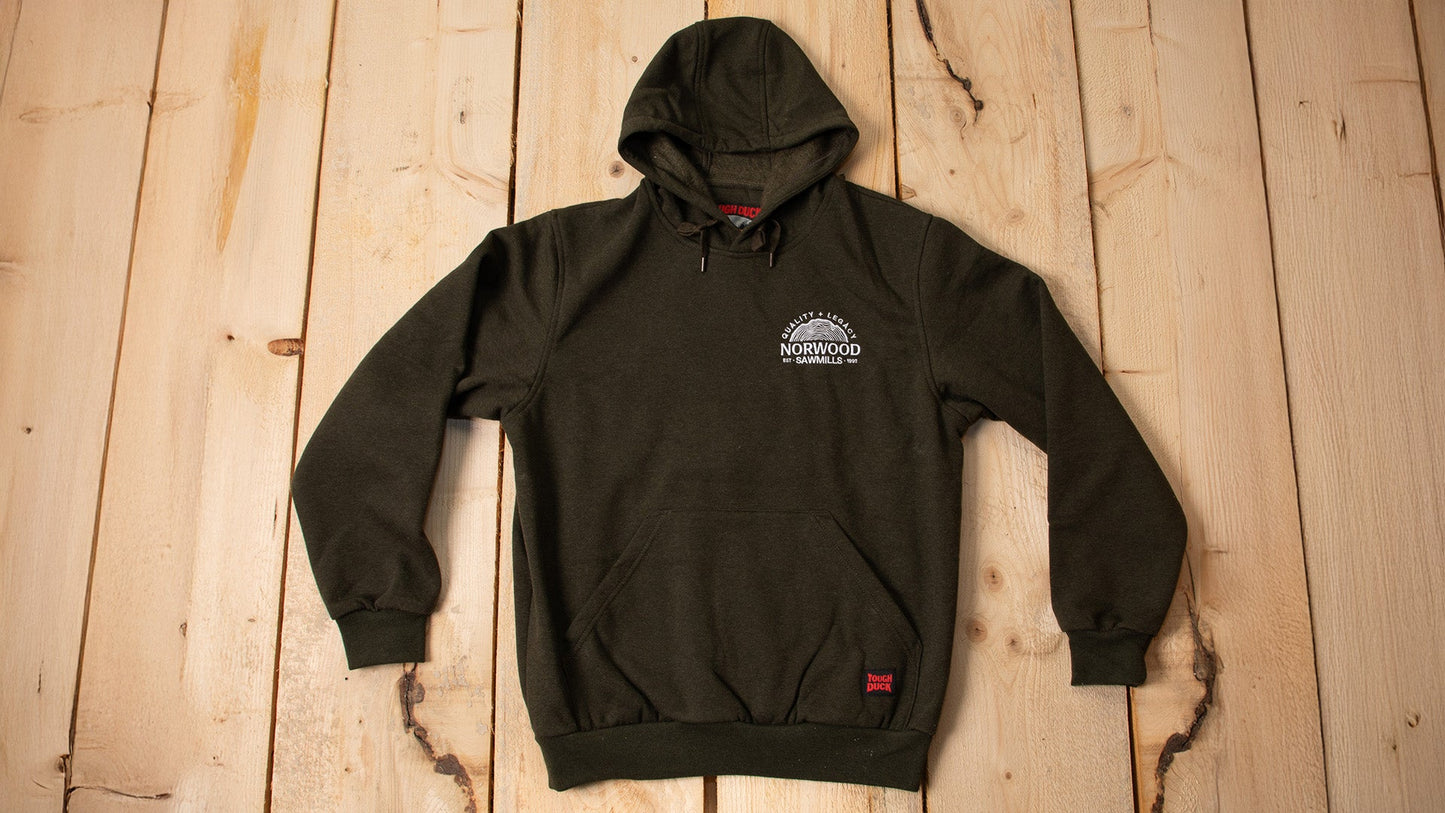 Norwood 30th Anniversary Pullover Hoodie by Tough Duck, Moss