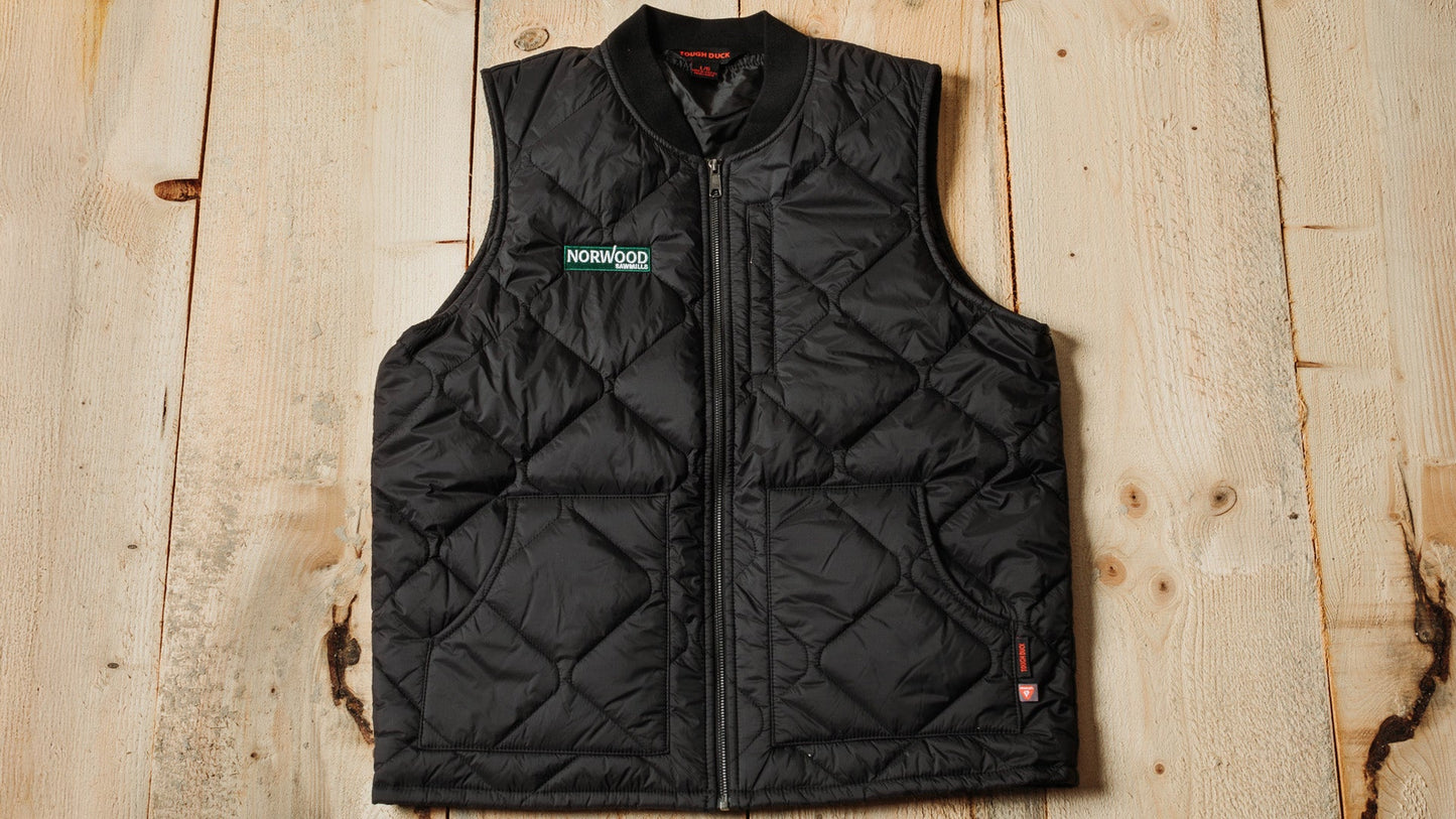 Norwood Quilted Vest by Tough Duck, Black