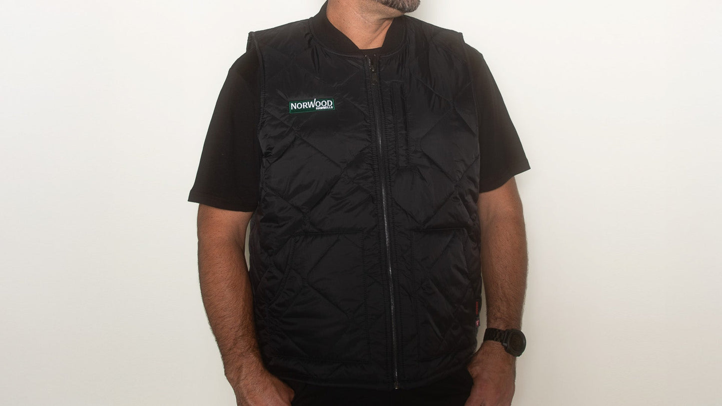 Norwood Quilted Vest by Tough Duck, Black