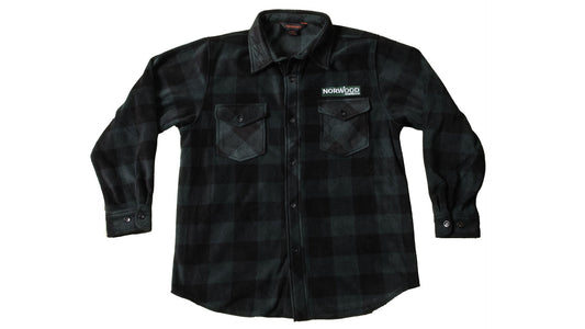 Norwood Buffalo Check Fleece Shirt by Tough Duck, Green