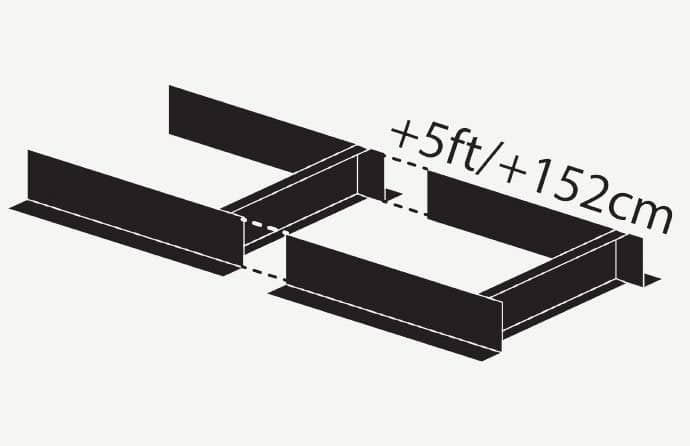 Track System Extension (5ft/152cm) (for PortaMill)