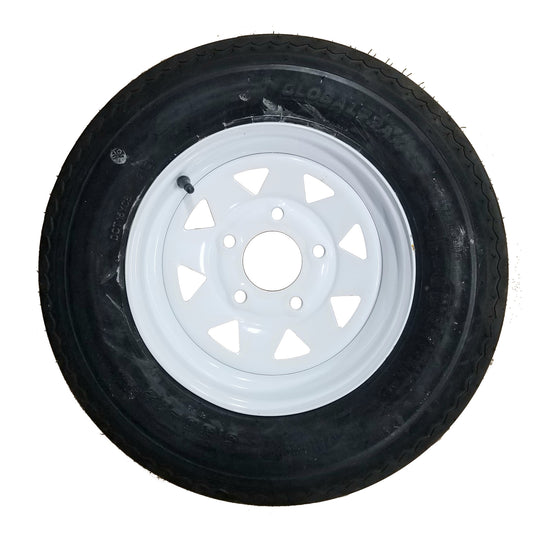 Wheel with Tire for Norwood Portable Sawmill Mobility - 12'' (530X12C 12X4 5 ON 4.5) Set of 2